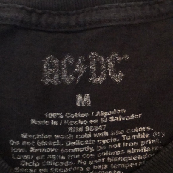 AC/DC Back In Black Tee Shirt - Picture 4 of 13